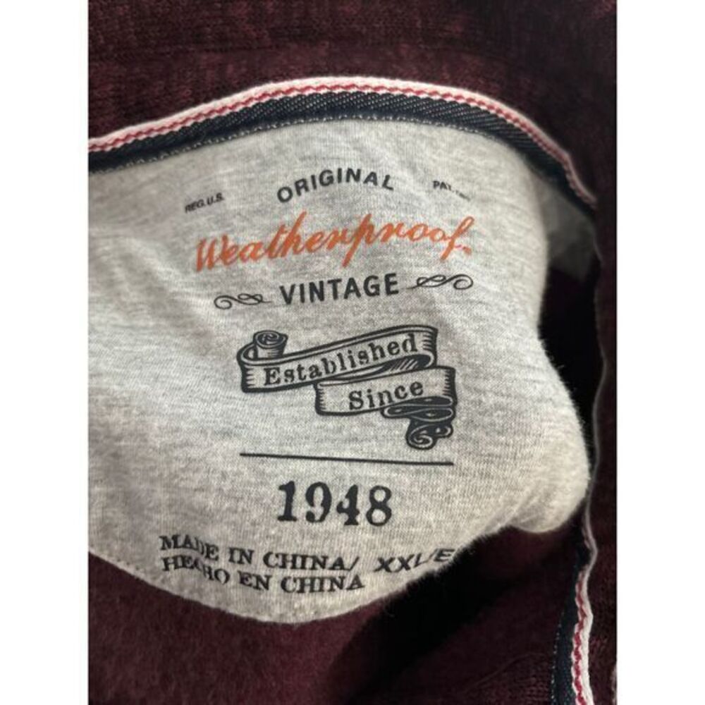 Weatherproof Vintage men's sweater XXL red - Picture 3 of 3